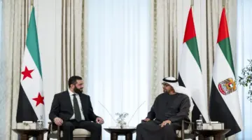 تقارب متسارع بين أبوظبي ودمشق.. رئيس الدولة والشرع يبحثان تعزيز التعاون الاقتصادي الاستثماري