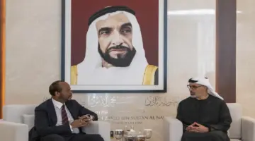 خالد بن محمد بن زايد يبحث مع ملك مملكة إسواتيني سُبل تعزيز التعاون الثنائي