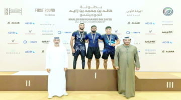 عبدالله الفارسي يتوج بالميدالية الذهبية في بطولة الجوجيتسو بالإمارات
