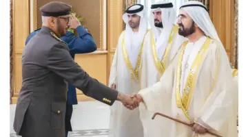 محمد بن راشد يستقبل المهنئين بمناسبة عيد الأضحى المبارك