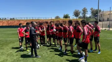 منتخب الناشئين يختتم تدريباته استعدادا لمواجهة إثيوبيا في أمم أفريقيا