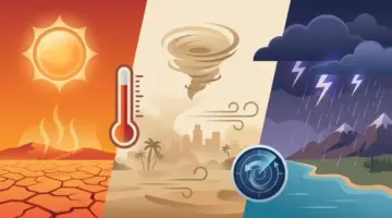 ” الأرصاد” تحذر: موجة حر تشتد إلى 47 درجة وأمطار رعدية ورياح مثيرة للأتربة تضرب 5 مناطق