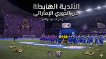 الأندية الهابطة من الدوري الإماراتي إلى دوري الدرجة الأولى