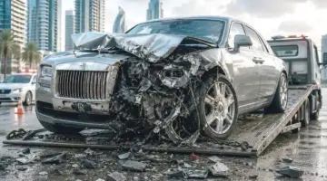 شركة تأمين تطلب استرداد حطام «رولز رويس» بعد 10 سنوات من الحادث