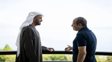 محمد بن زايد والسيسي يبحثان تعزيز العلاقات الأخوية