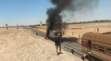 مصرع 8 أشخاص في حادث تصادم قطار بسيارة في السويس