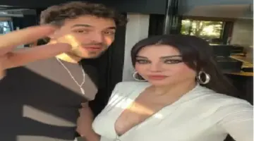 إطلالة هيفاء وهبي بفستان الزفاف تثير جدلاً واسعاً حول هوية هذا الشاب