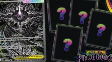 بوكيمون تطلق تحديثات استثنائية لمجموعة أوراق اللعب Mega Evolution Pitch-Black الجديدة