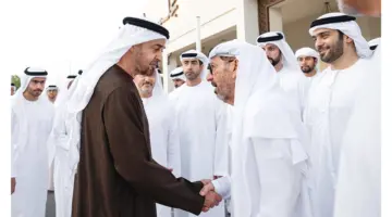 رئيس الدولة يعزي في وفاة أحمد محمد الحمادي وفاطمة علي أحمد