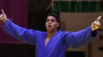 عمر الرملي يحصد الميدالية البرونزية في بطولة أوروبا المفتوحة للجودو