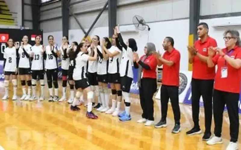 منتخب ناشئات الطائرة يواجه الجزائر في نصف نهائي البطولة الأفريقية بالإسكندرية