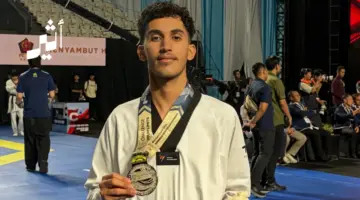 نبراس الطوقي يحصد الميدالية الفضية في بطولة آسيا المفتوحة للتايكواندو بعد خمسة انتصارات